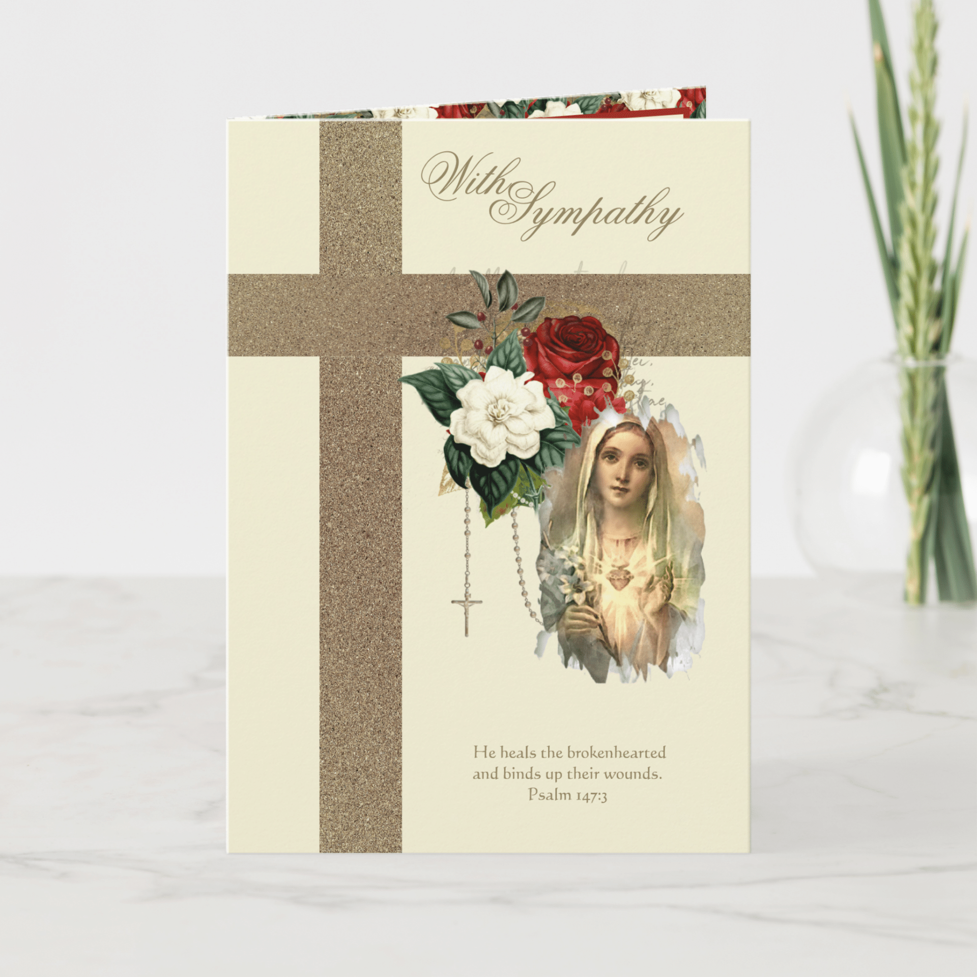 Funeral & Condolence Cards Shower of Roses Shoppe