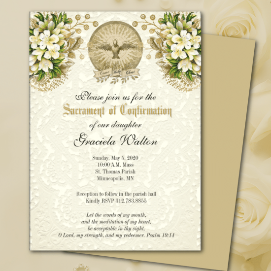 Confirmation cards, confirmation invitations, confirmation gifts