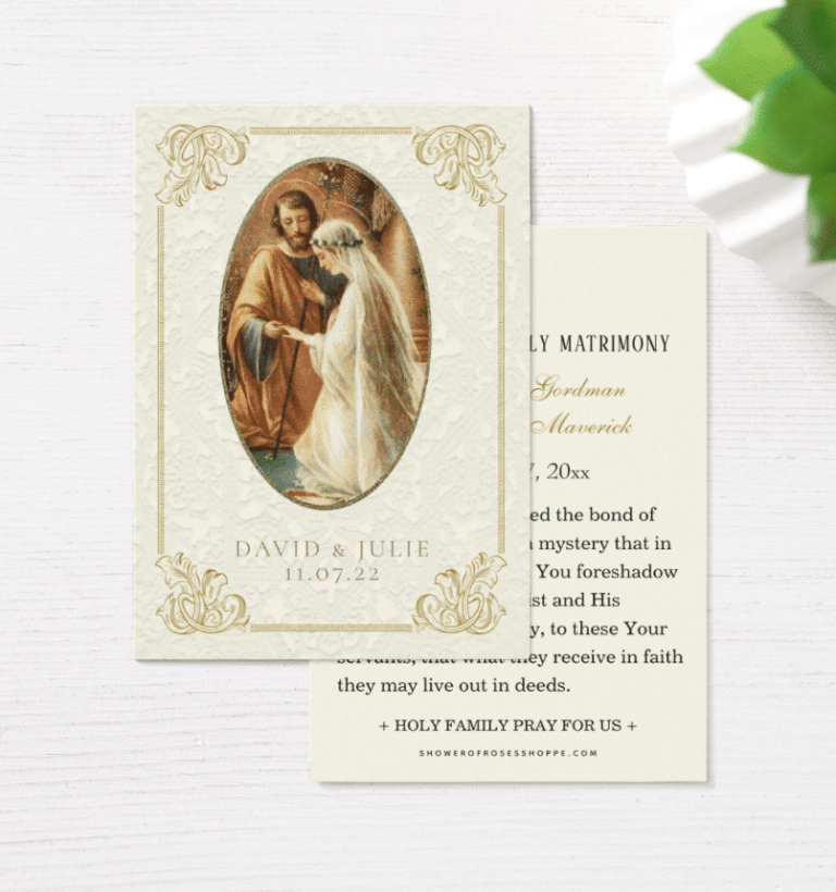 Traditional Catholic Prayer Cards, Catholic prayer cards, personalized catholic prayer cards