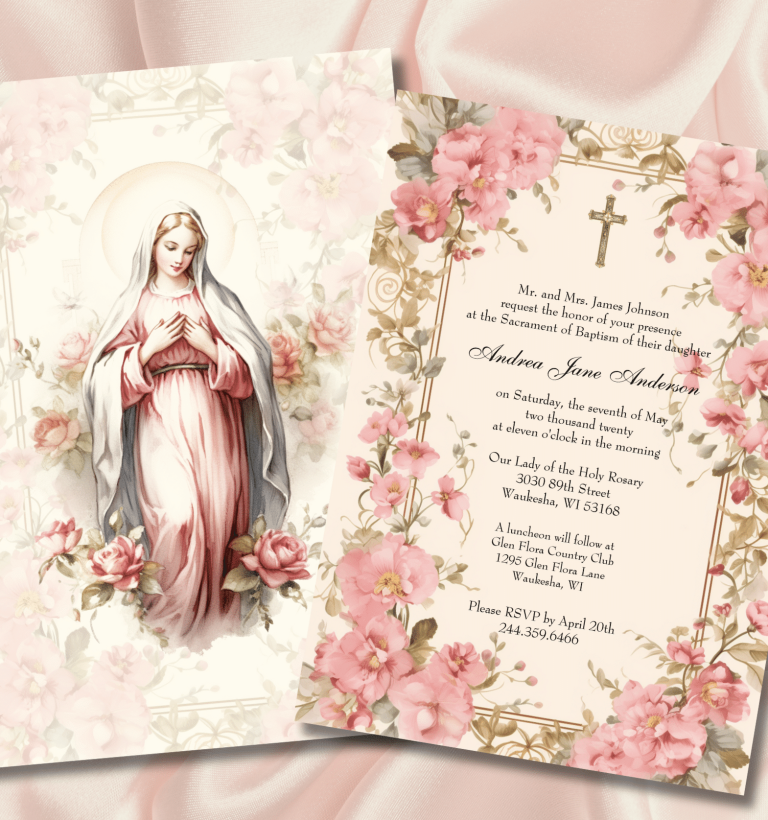 Baptism Invitations, custom Baptism Invitations, personalized Baptism Invitations