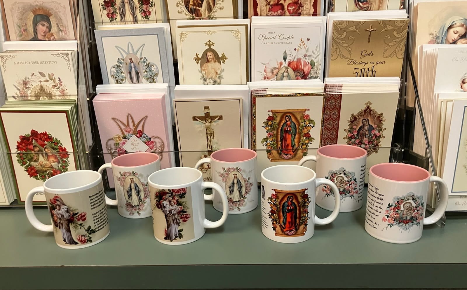 SHOWER OF ROSES SHOPPE CARDS