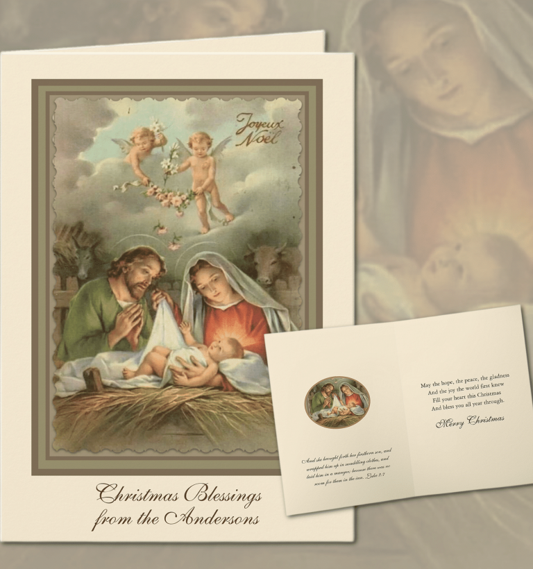 cards for catholic christmas, catholic christmas cards, religious christmas greetings