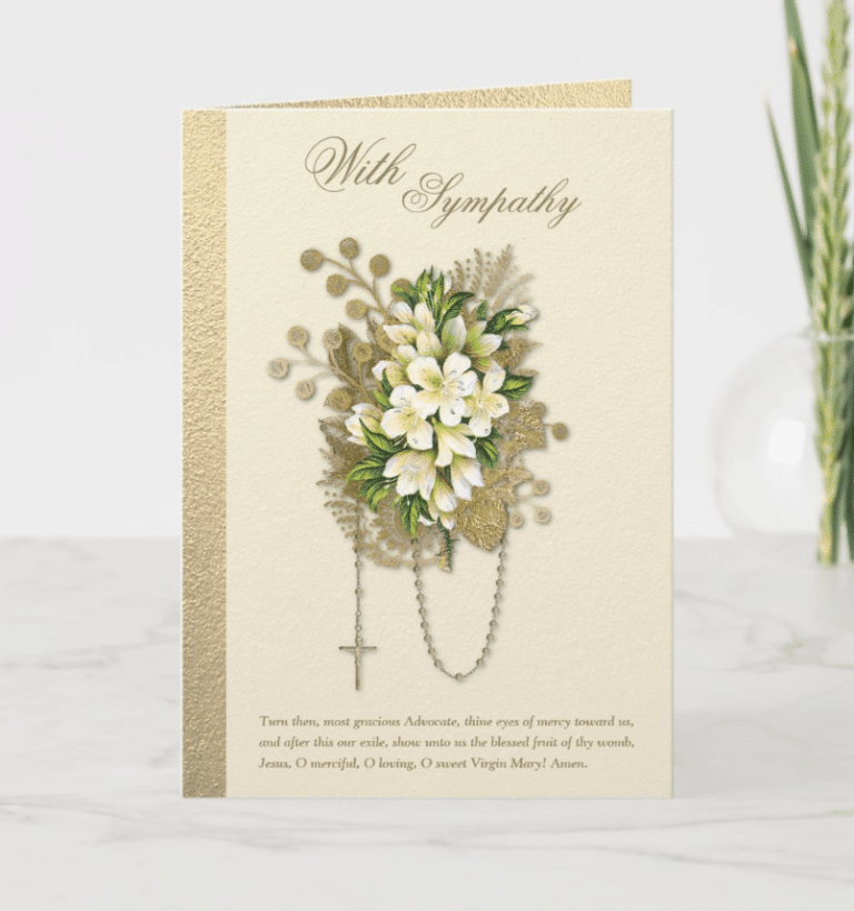 Buy a Funeral Card, Catholic funeral card, Christian funeral prayer card