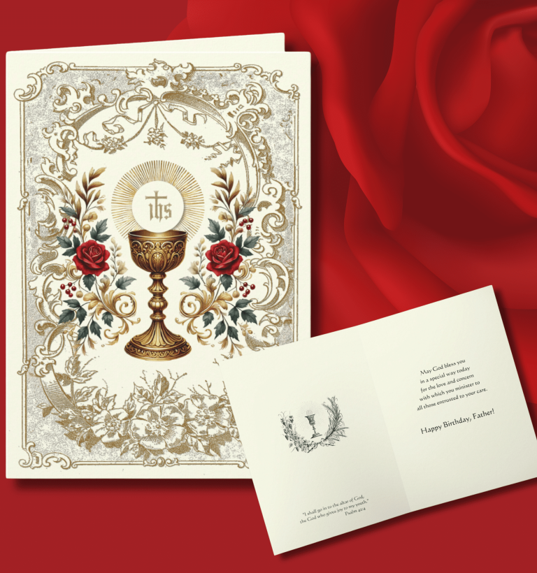 Catholic Birthday Cards, personalized Catholic cards, religious birthday cards USA